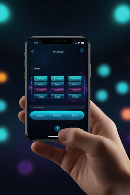 Smartphone mit Winaura Casino App
